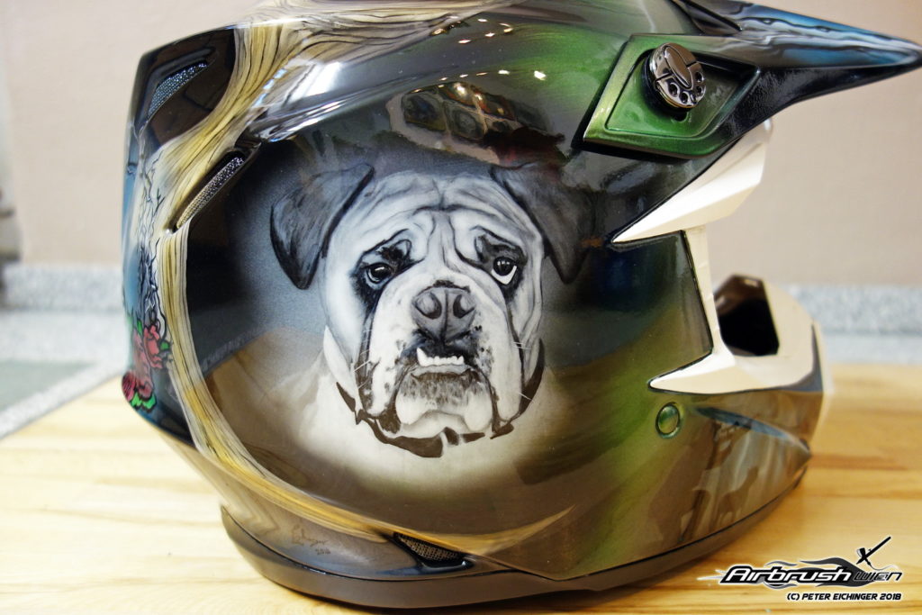 Bulldog Airbrush Portrait