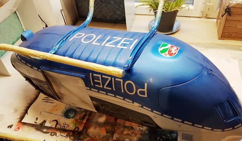 Polizei Airbrush