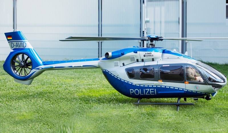 Airbrush Eurocopter Polizei